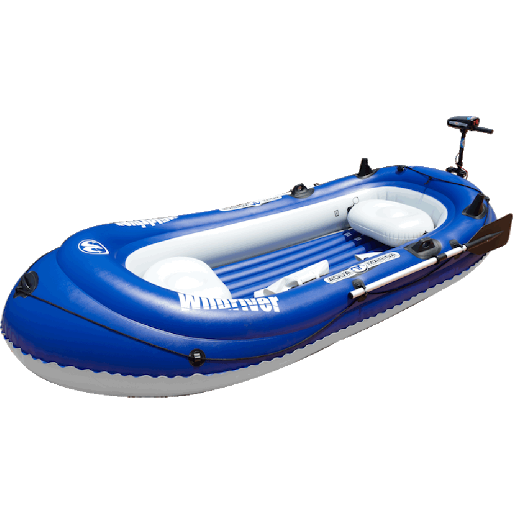 Inflatable Boat with Electric Motor 2-3 Person PVC Fishing Kayak