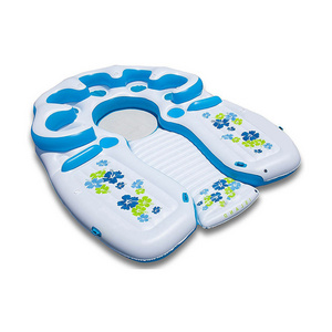 Custom Tropical Tahiti Floating Island Inflatable Water Seat Island