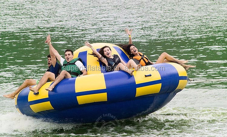 High quality inflatable flying water ski towable tube Disco boat