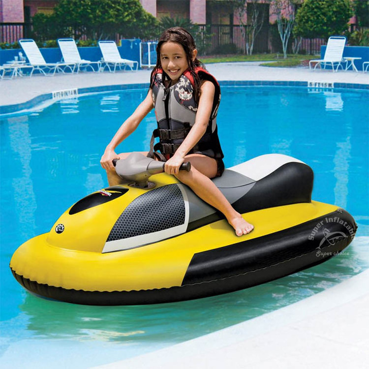 Pool Float Inflatable Motorized Jet Ski Pool Toys For Pool