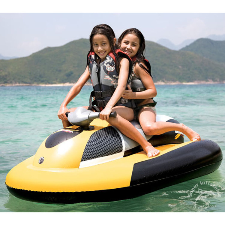 Pool Float Inflatable Motorized Jet Ski Pool Toys For Pool