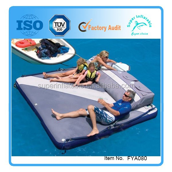 Inflatable Floating Island, Inflatable Raft Tropical Tahiti Floating Island,Water Float Inflatable Fun Island Raft