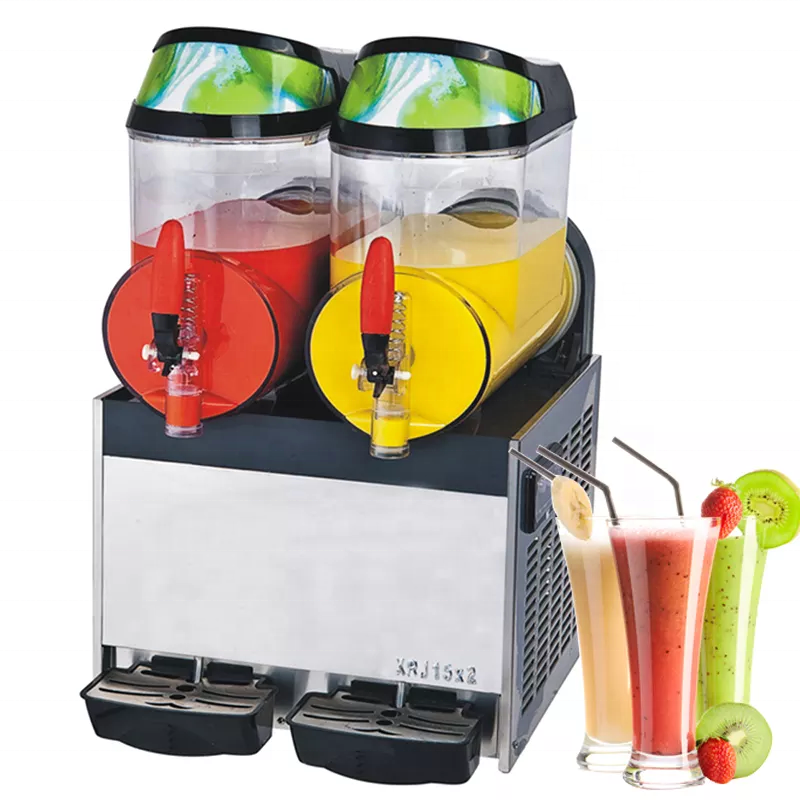 Commercial Frozen Drink Slush Slushy Making Machine Smoothie Maker Electric Snow Melting Machine