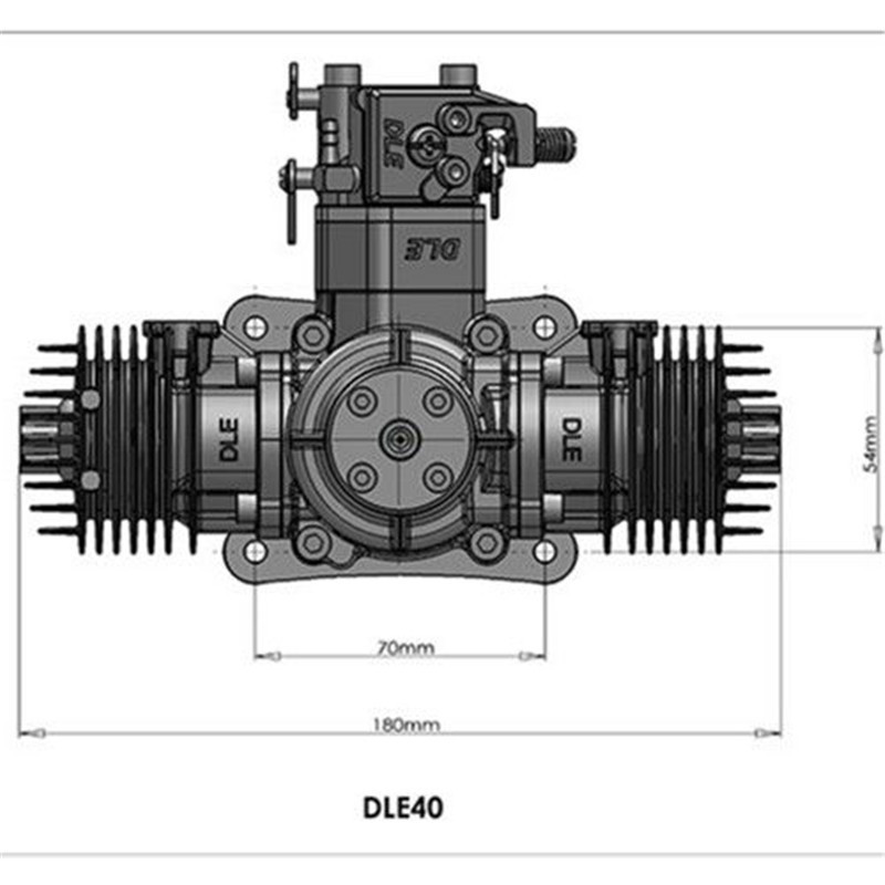 DLE40 DLE 40 cc original GAS Engine For RC Airplane model hot sel DLE-40 DLE for RC airplane