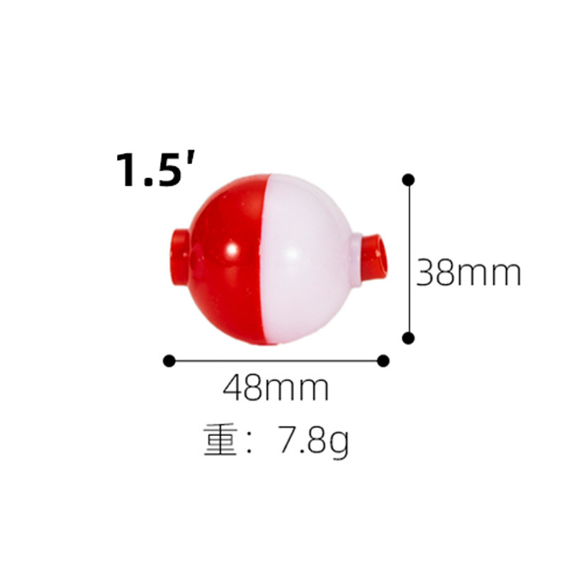 SUPERIORFISHING Round Fishing Float Plastic Fishing Bobber Buoy Float Sea Fishing Floats BF01