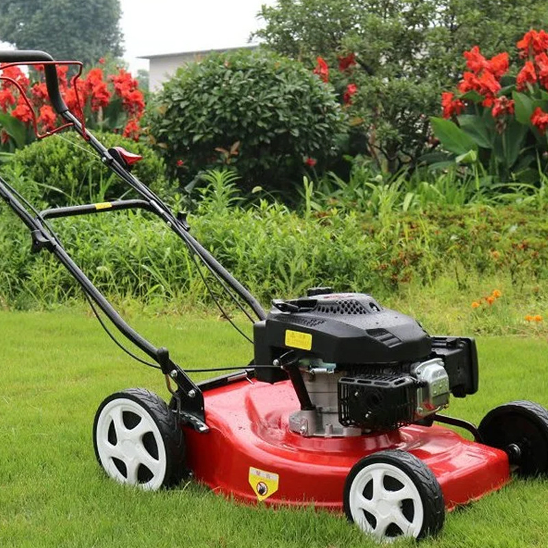 139cc Gas Engine Gasoline Lawn Push Mower High Power Lawn Mower For Grass Cutting Artifact 20 Inch Lawn Trimmer