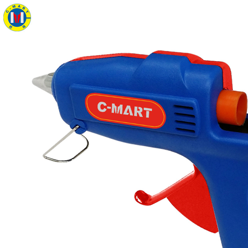 C-Mart Hot Selling 60W Professional Quality Anti-drip Multi-functional Stick Electric Hot Melt Glue Gun