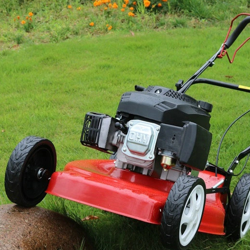 139cc Gas Engine Gasoline Lawn Push Mower High Power Lawn Mower For Grass Cutting Artifact 20 Inch Lawn Trimmer