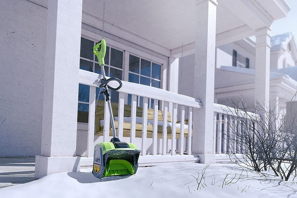 Garden Snow Remova Thrower Shovel Blower Power Snow Shovel 12 Inch Electric  machine wheeled snow shovel