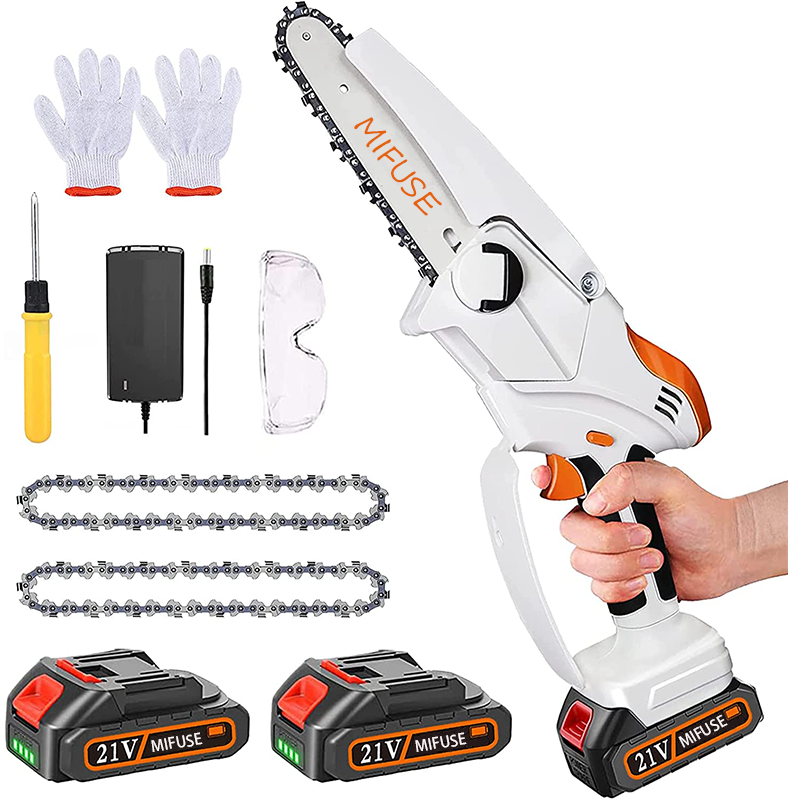 Mini electric brushless Chain saw 6 