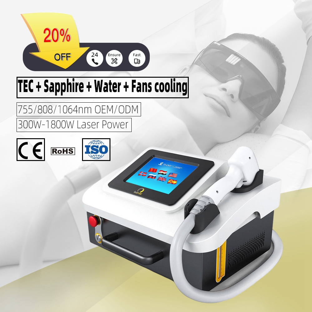 9.8kg Superlaser laser diodo triple onda portatil depilacion permanente Superlaser hair removal diode laser