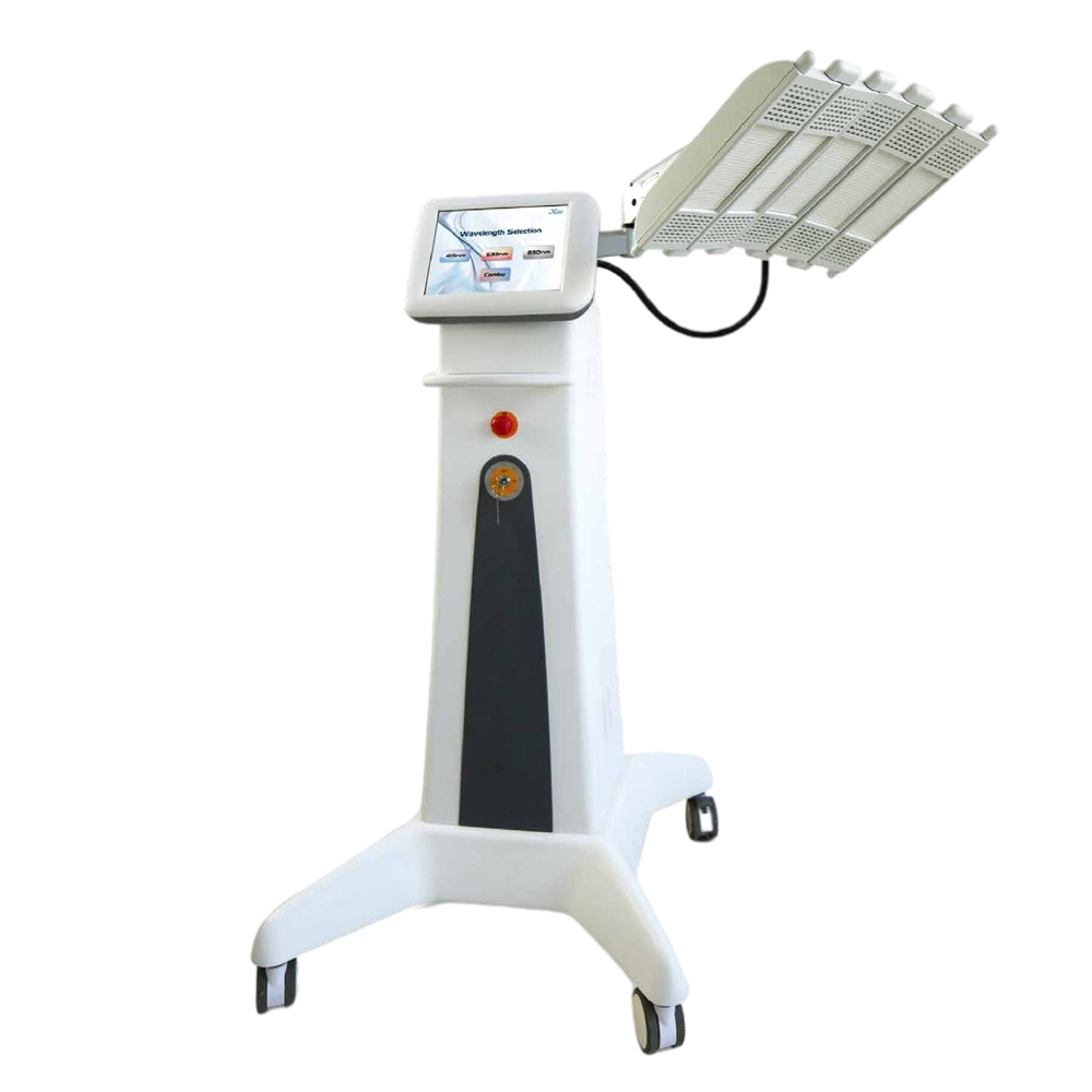 2022 tri-folding led facial face lifting pdt light infrared led strip 850nm pdt photon medical level professional pdt led