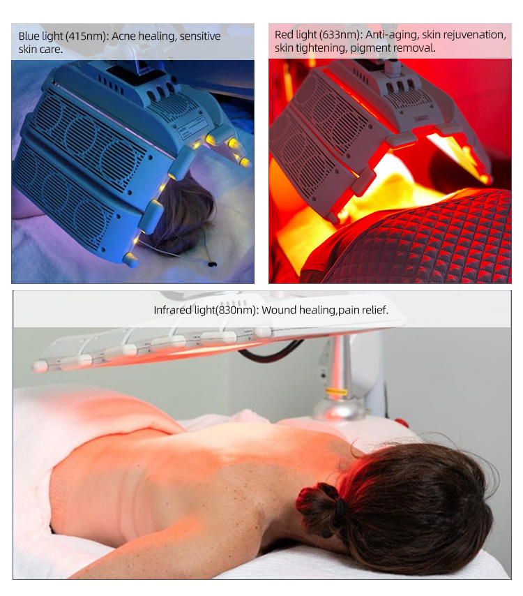 led therapy pdt machine facial pdt photodynamic therapy devices infrared led strip 850nm pdt