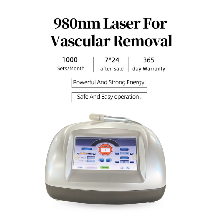 spider vein removal small machine portable flat wart removal 980nm diode laser spider vein removal machine