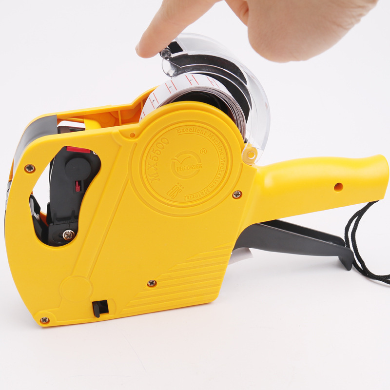 Wholesale Supermarket Plastic Price Label Gun Single Row 8 Digital Code Hand Held Labelling Gun