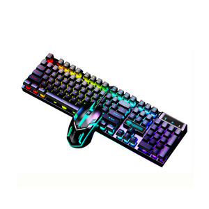 Computer Office Gaming USB Wired Backlight Keyboard Mouse Combos