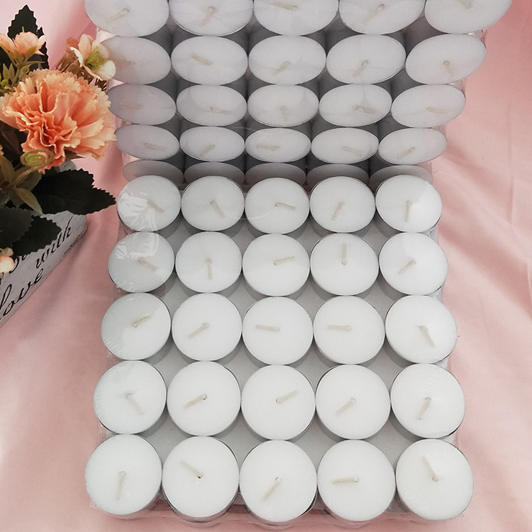 4hrs 8hrs white and color scented unscent  paraffin tealight candle