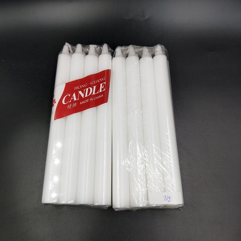 White Stick Pillar Candle 31g