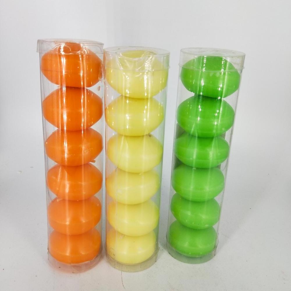 Hot Sale Colorful Small Round Shape Water Floating Candle