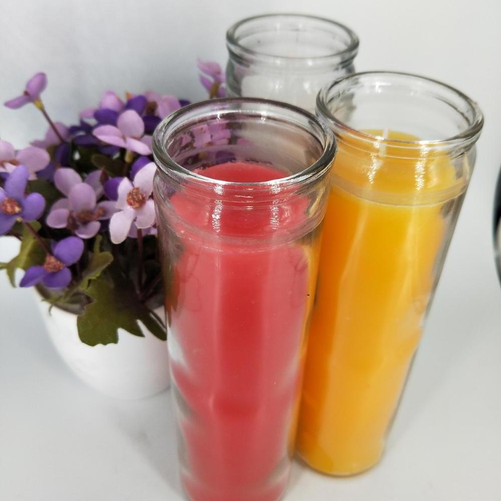 wholesale 7 day glass candle Exporters/glass jar religious candle