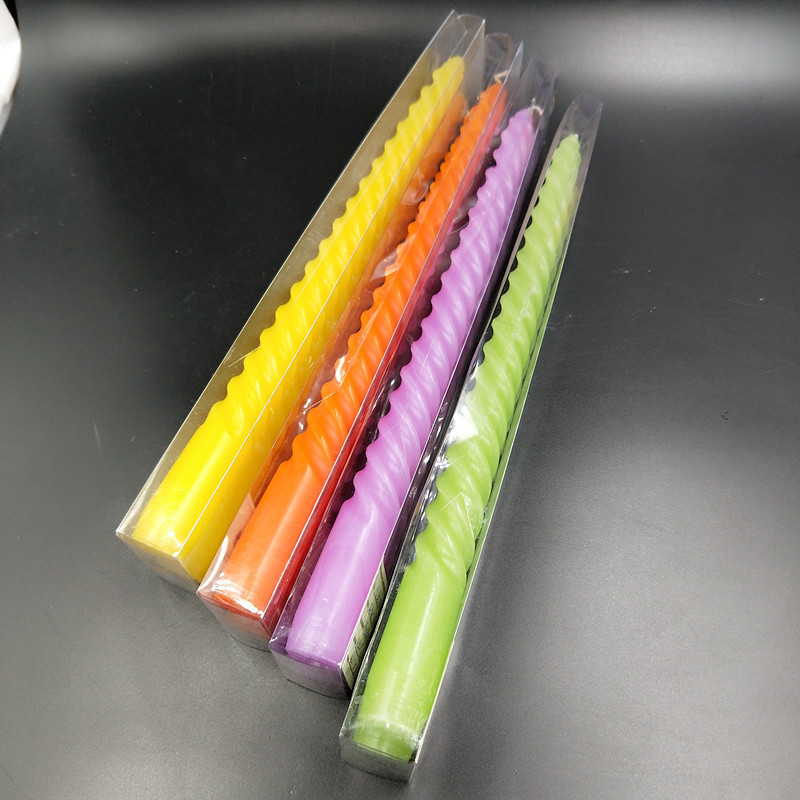 Paraffin Wax Material Spiral Stick Candle 42g