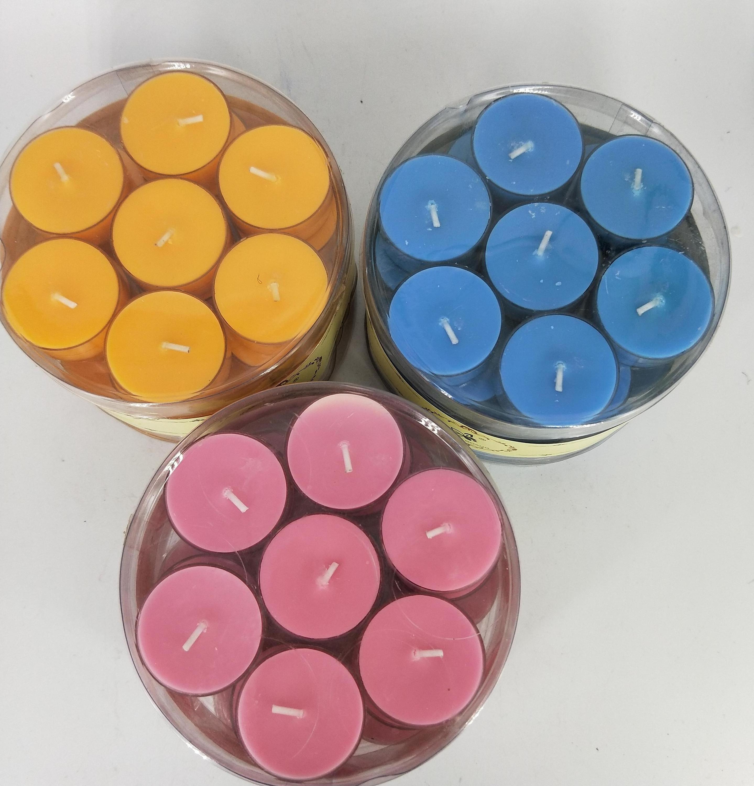 Round tealight candle tealight 100 bag holder