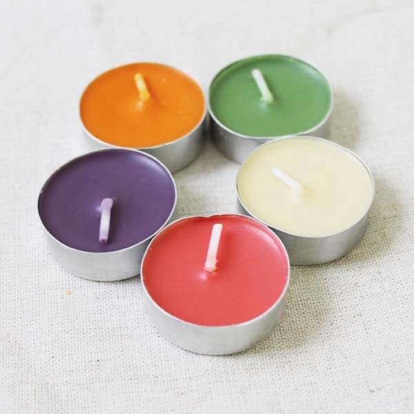 4hrs 8hrs white and color scented unscent  paraffin tealight candle