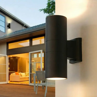 RGB color changeable outdoor house light exterior outdoor up down sconces Customized Up And Down LED Wall Light