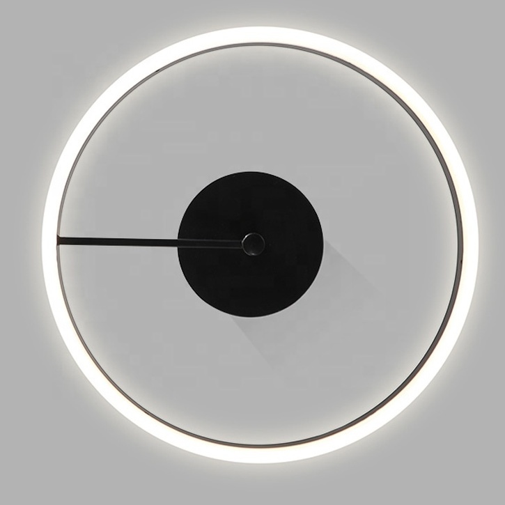 circular chandelier Led Ceiling Light With Acrylic Bedroom Room Ceiling Mounted Light Fixtures