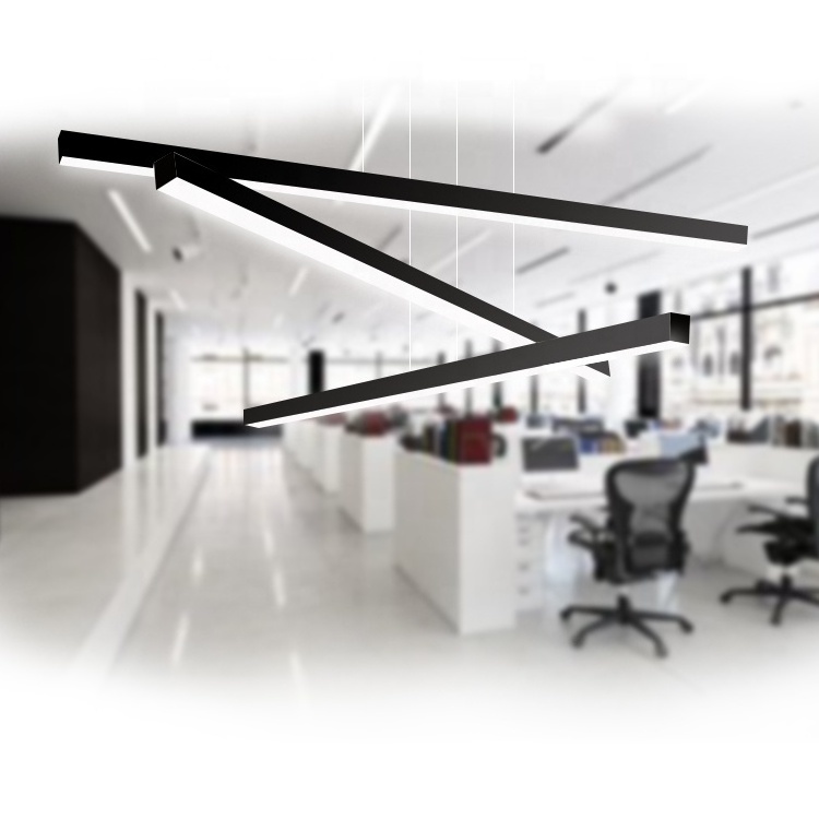 Anti Glare Led Pendant Light office linear light Modern Creativity Indoor Light Fixtures