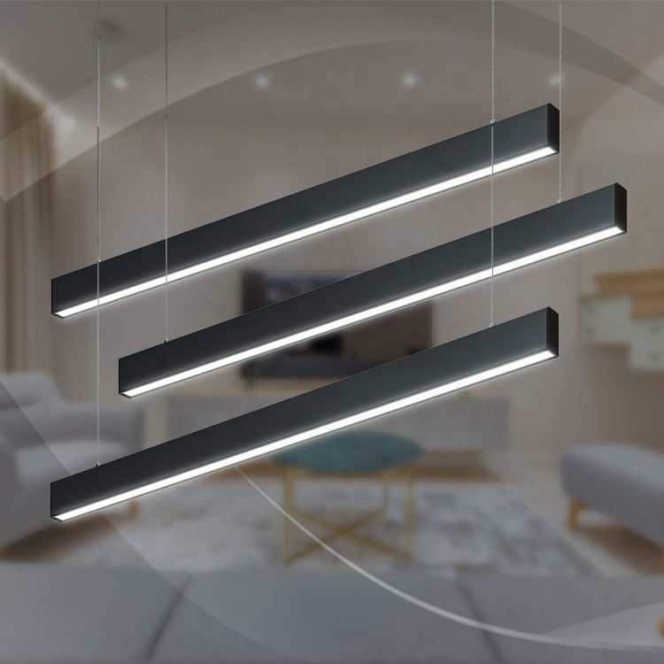 Anti Glare Led Pendant Light office linear light Modern Creativity Indoor Light Fixtures