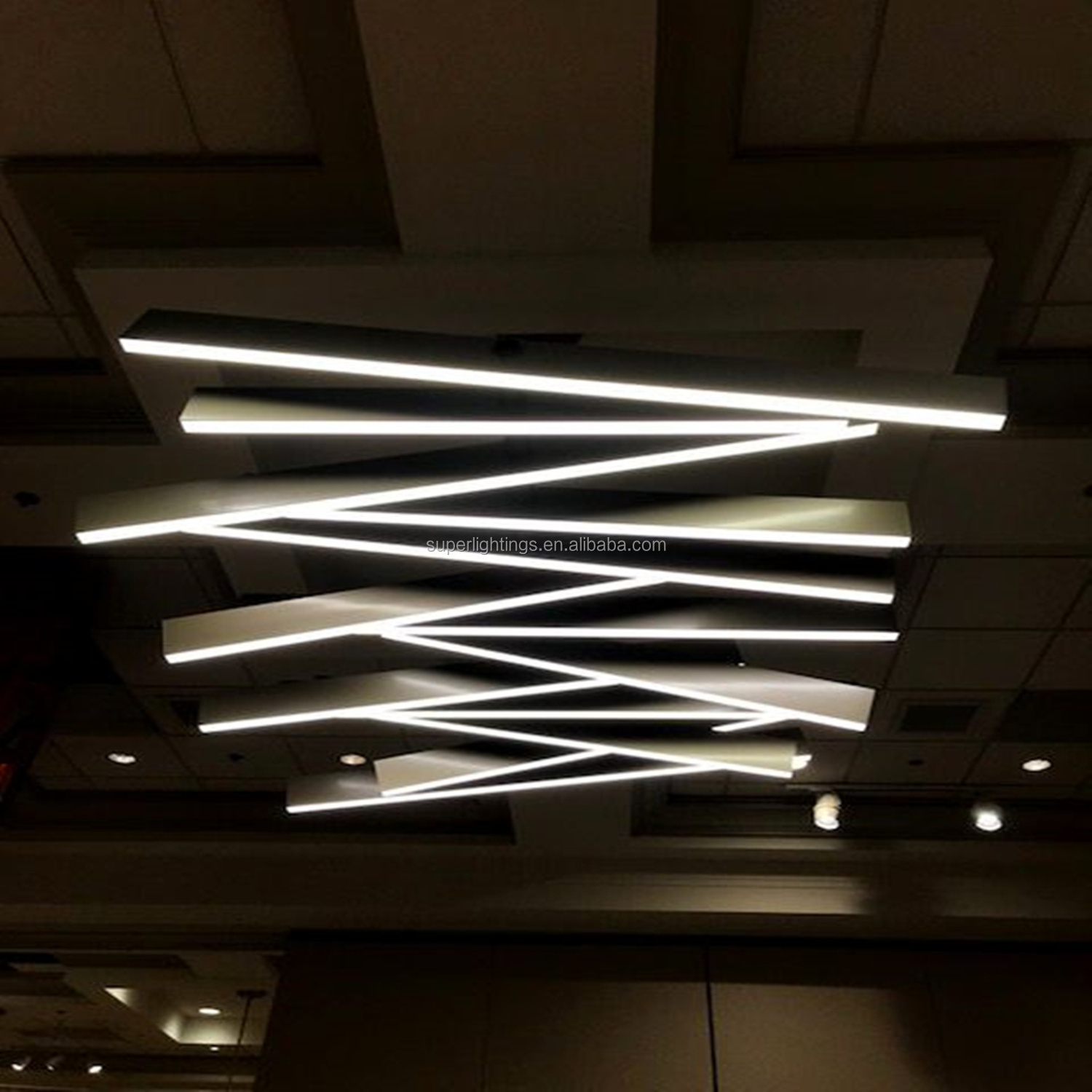 Modern office ceiling light fixture,36 fluorescent light fixture