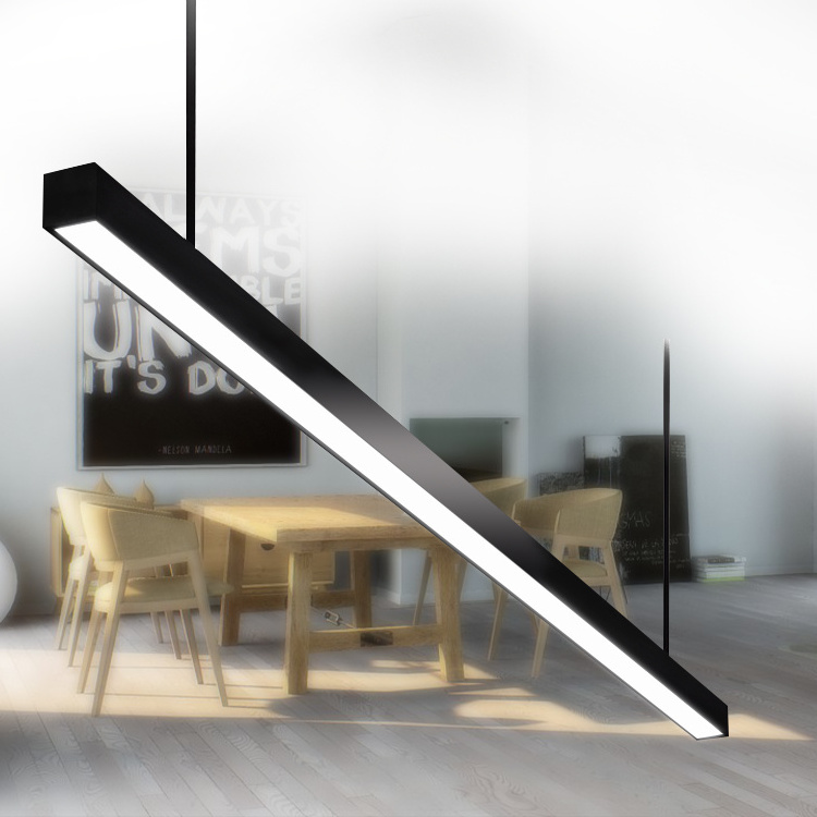 Anti Glare Led Pendant Light office linear light Modern Creativity Indoor Light Fixtures