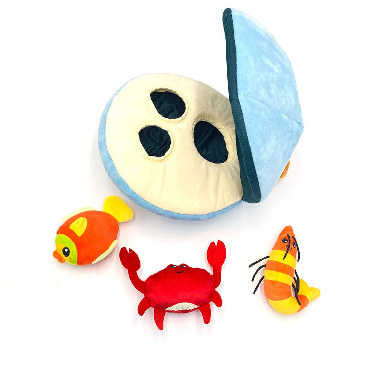 2023 Eco Friendly Custom Small Funny Ocean Moving Cat Puzzle Toys New Design Cat Toy