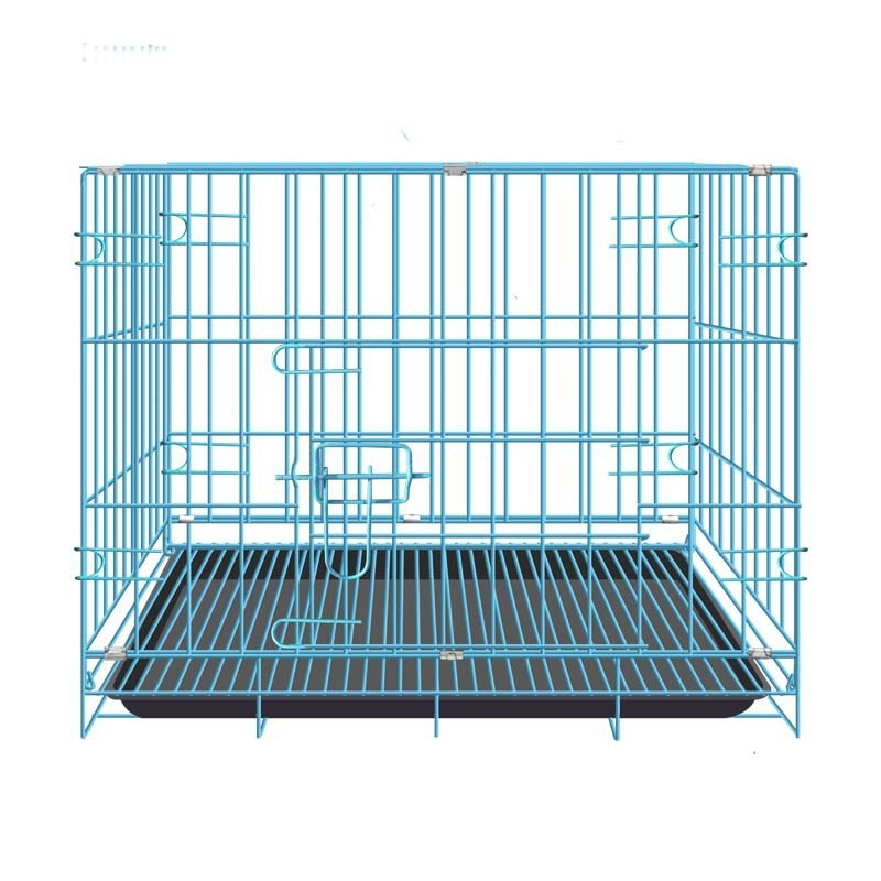 Stock Available Dog Cage With Wheels Factory Dog House Cage 2 Doors Dog Cage With Wheels