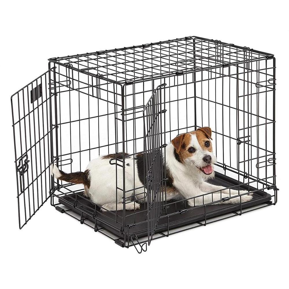 Factory Latest Durable Dog Cages And Crates Factory Metal Kennels Outdoor Dog Cages And Crates For Sale