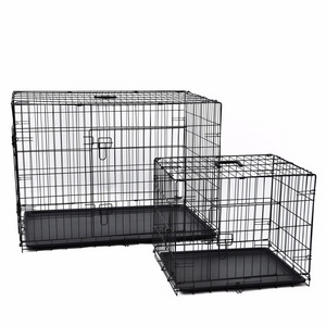 Factory Latest Durable Dog Cages And Crates Factory Metal Kennels Outdoor Dog Cages And Crates For Sale