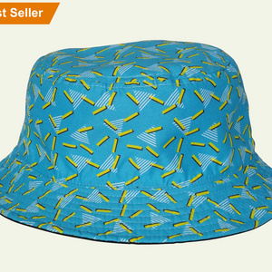 Cusomtize Your Own Logo Wholesale Sublimation Printing Bucket Hats Fisherman Designed Women Printed Bucket Cap Custom Bucket Hat