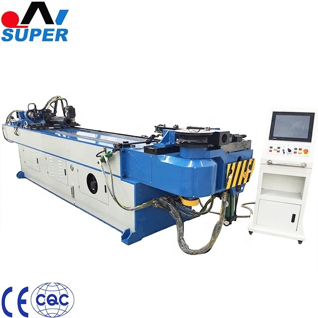 76mm large Round Pipe CNC mandrel pipe bender exhaust rolling hydraulic rotary draw tube bending machine