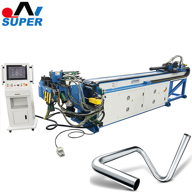 Car Exhaust Manifold Pipe Mandrel Tube Bender and Pipe Bending Machine 100CNC-3A-1S Full Automatic 4inch 190 Max. Bending Angle