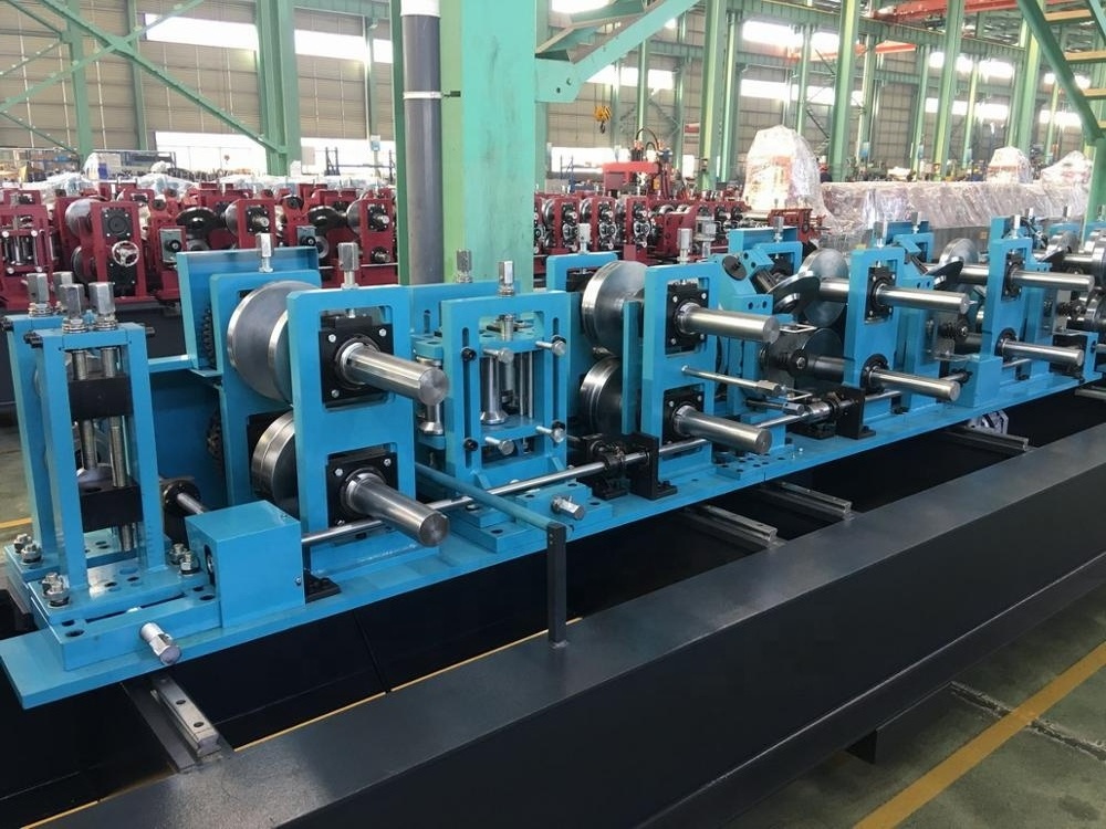 Building Construction Automatic Channel Profile CZ Purlin Roll Forming Machine