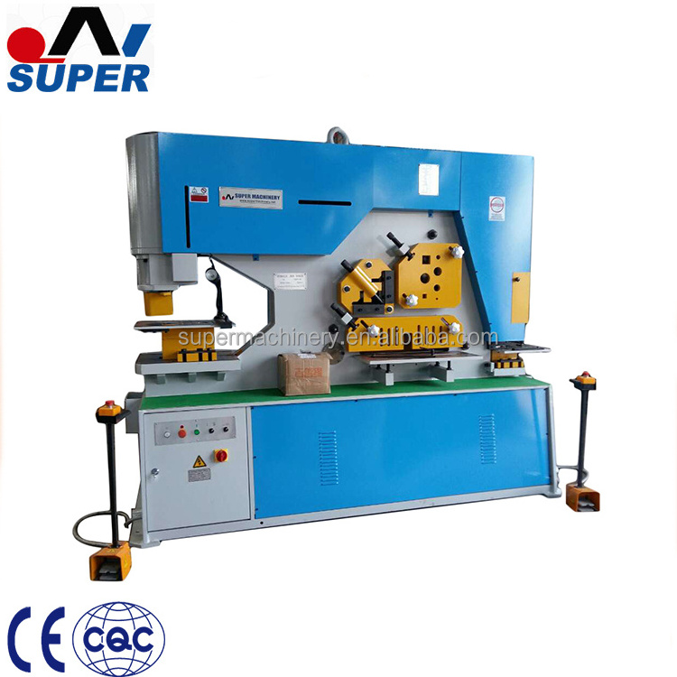 Top Quality Hydraulic Multifunctional Combined Punching and Shearing Ironworker Machine