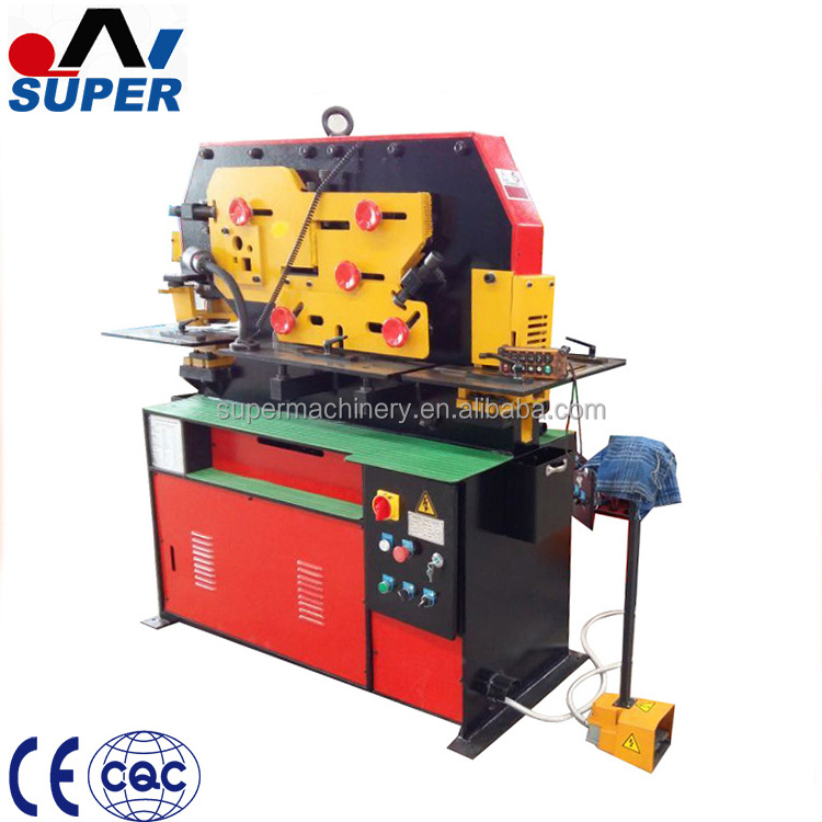 Top Quality Hydraulic Multifunctional Combined Punching and Shearing Ironworker Machine