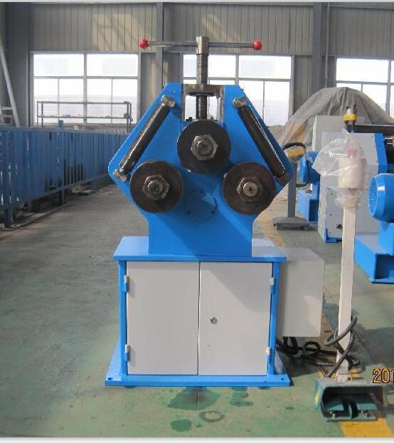 Motorized 3-roller round square Ring pipe and tube roll bending machine