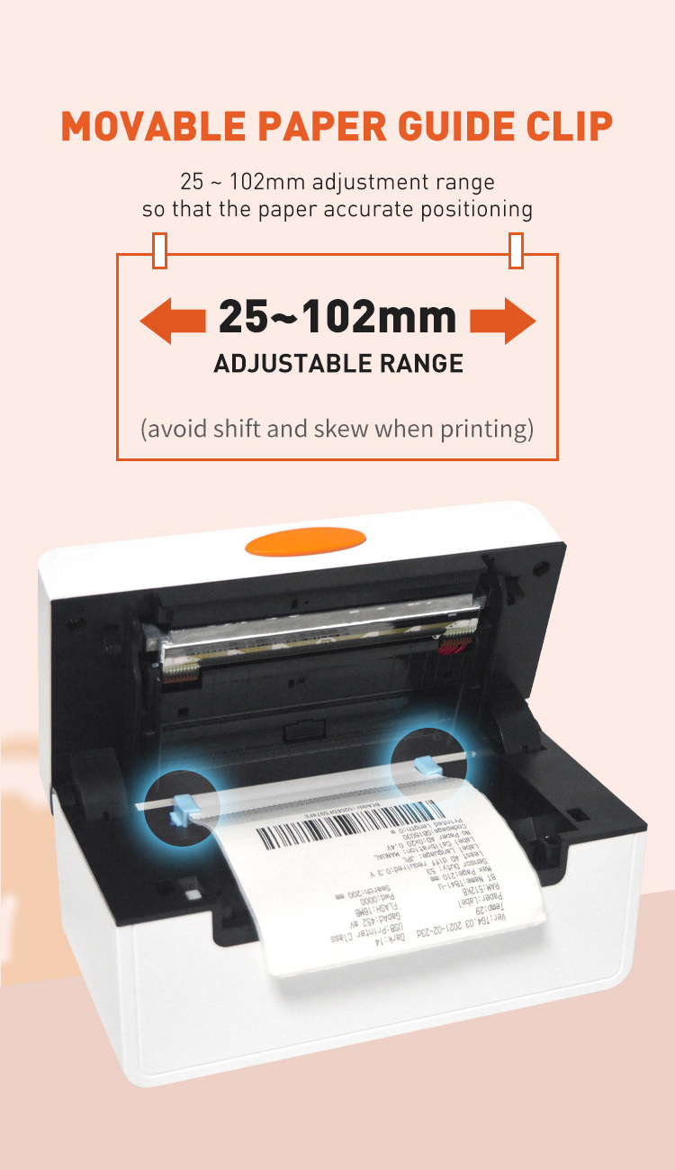 4x6 110mm shipping label desktop tsc wireless receipt thermal mini receipt packing pos impresora portatil 80mm sticker printer