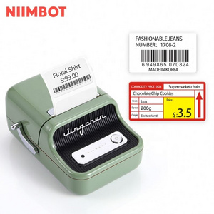 Niimbot B21 barcode qr code sticker label Portable printer jewelry Thermal Sticker Mini barcode label printer