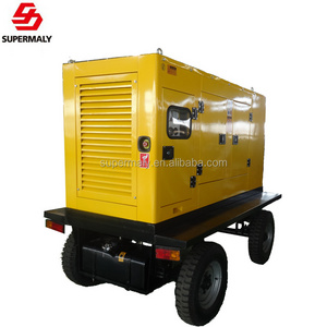 10KW to 500kw towable generator with famous brand engine