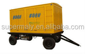 10KW to 500kw towable generator with famous brand engine