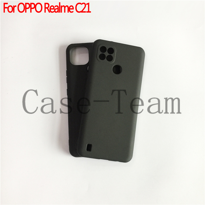 DHL Free Shipping, Phone Case for OPPO Realme C21, Pudding Soft TPU Cover for OPPO Realme C21 Case