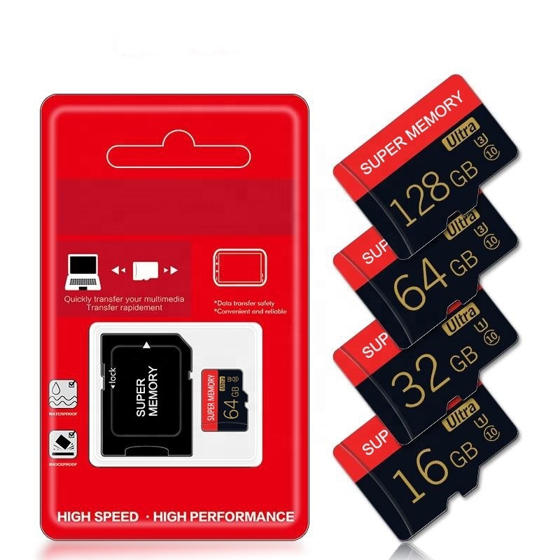 Wholesale High Quality 512GB Micro Flash Memory Card 2GB 4GB 16GB 64GB 256gb 8GB Class10 U3 Mini Storage Card 64GB